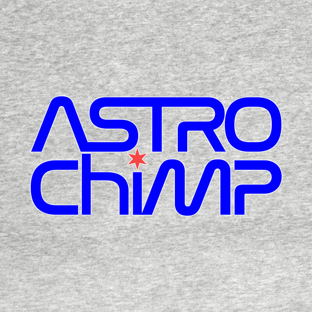 Astro Chimp 2001: Jupiter and Beyond the Infinite w/back Logo by astr0_ch1mp